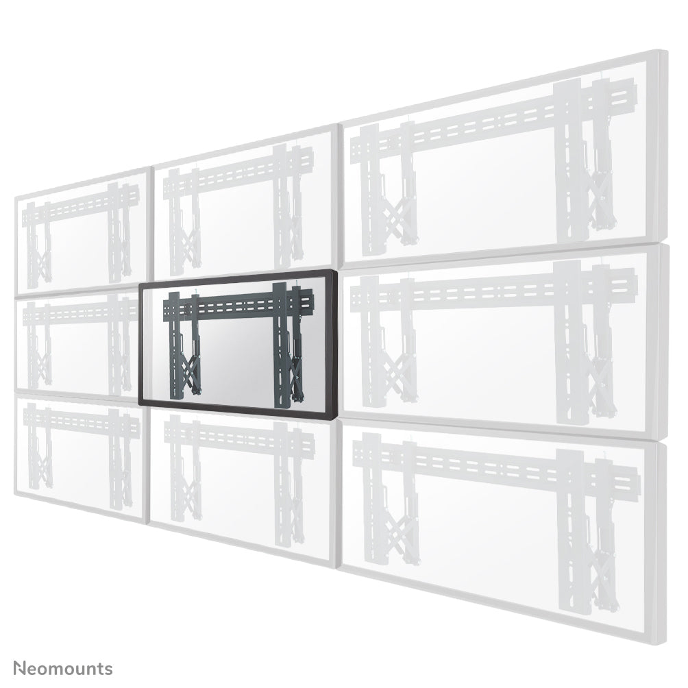 Neomounts LED-VW1000BLACK – Wandhalterung, ausziehbar, für 40–75″, VESA 200×200–600×400, bis 50 kg, schwarz