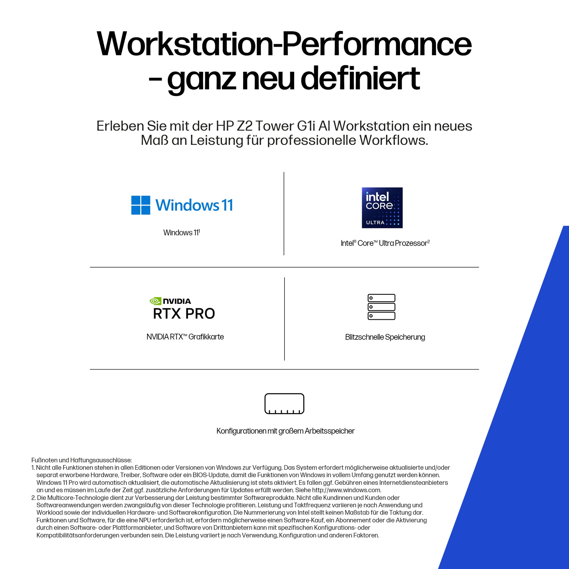 HP Tower – Intel Core Ultra 9 285, 32 GB RAM, 1 TB SSD, Windows 11 Pro
