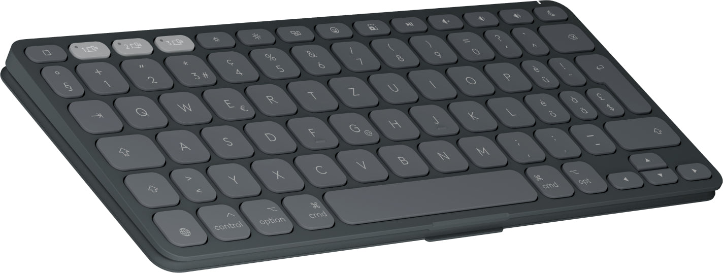 Logitech Keys-To-Go 2 – Tastatur, kabellos (Bluetooth), CH-Layout (DE-CH), Grau