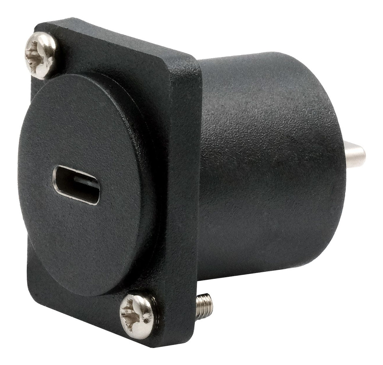 EXSYS EX-49167 Adapter USB-C zu USB-C – USB 3.2 Gen 2 (10 Gbit/s), USB Power Delivery – Schwarz