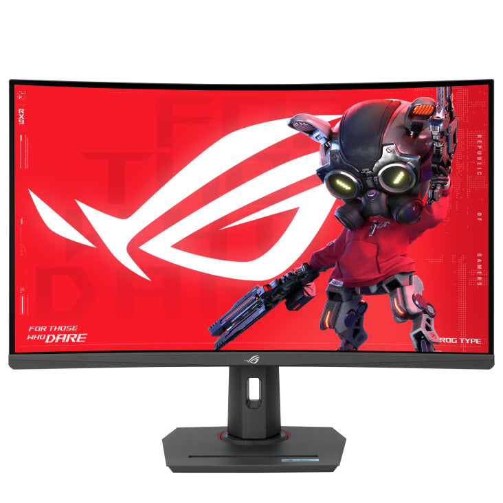 ASUS XG32WCMS – Monitor, 31,5" 2560 × 1440 (WQHD), VA, 280 Hz, 400 cd/m², Gebogen, VESA 100 × 100, Schwarz