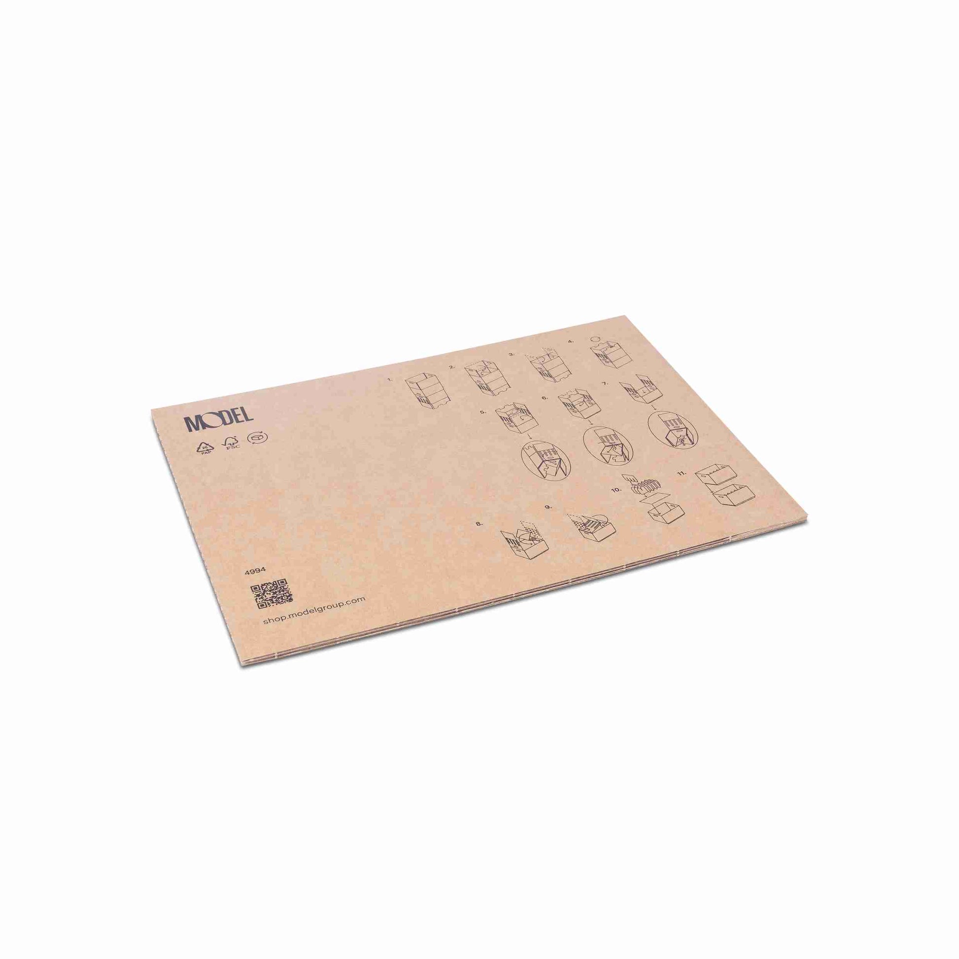 Einlagekarton – 272 × 373 mm – Karton – für Bierkasten 272 × 373 × 7 mm – 1 Stk., ab 100 Stk.