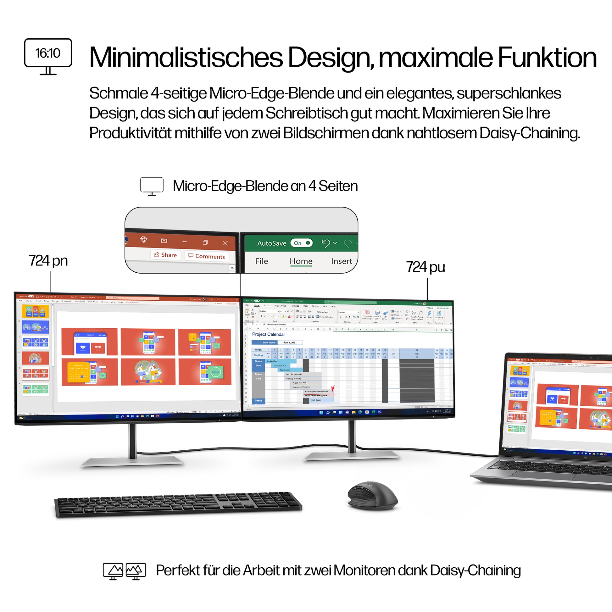 HP Serie 7 Pro (724Pn) – Monitor, 24", 1920 × 1200 (WUXGA)