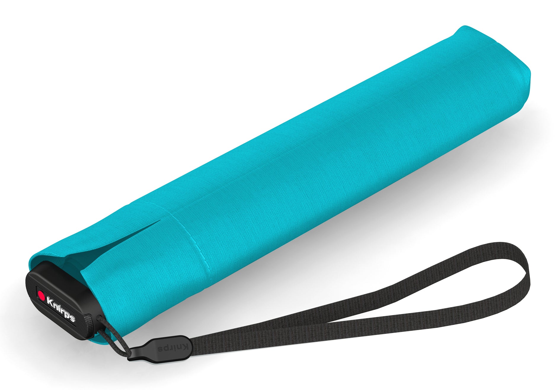 Knirps Taschenschirm US.050 – manuell, Ø 90 cm, L 21 cm – türkis – HeatShield-Beschichtung, windfest