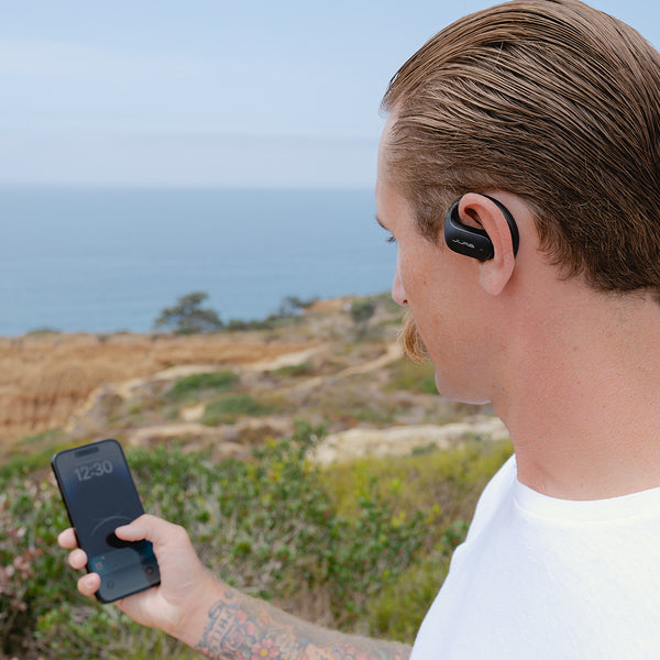 JLab JBuds Open Sport 2 – True Wireless In-Ear Kopfhörer, Ohrbügel – Bluetooth, IP55 – Schwarz – bis 26 h