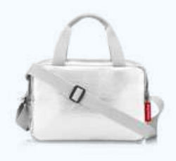 Reisenthel Coolerbag To-Go – Reissverschluss, Verstellbarer Riemen – 3 l – Silber – Recyceltes Polyester