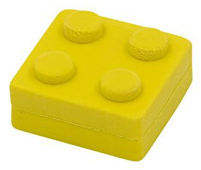 Wedo Radierer Bausteine Bricky – für Bleistifte – 25 × 13 × 25 mm – Kunststoff – sortiert – 4er-Pack