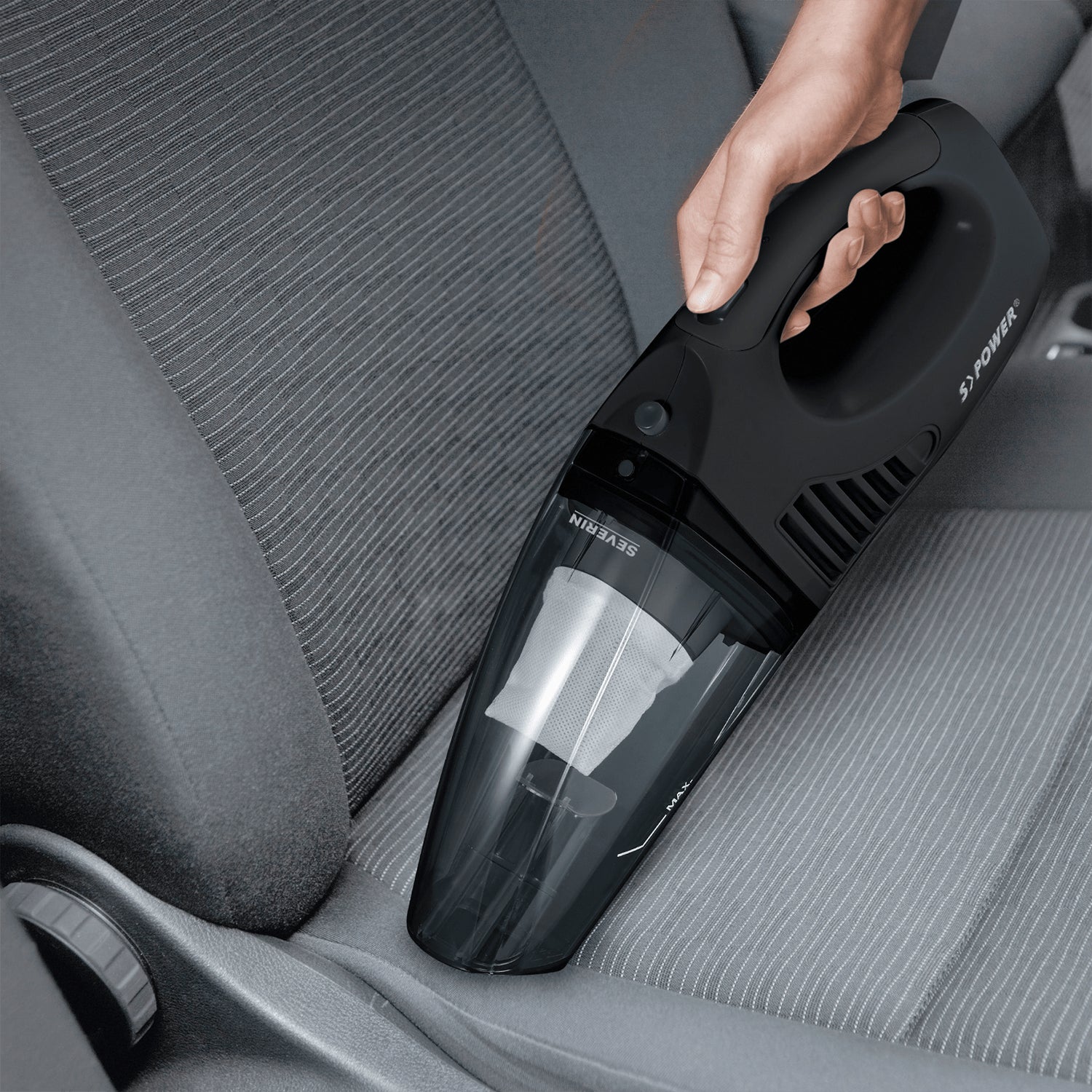 Severin Akku-Handstaubsauger HV7963 mit Wischfunktion – 0,30 l, 7,4 V, 30 min