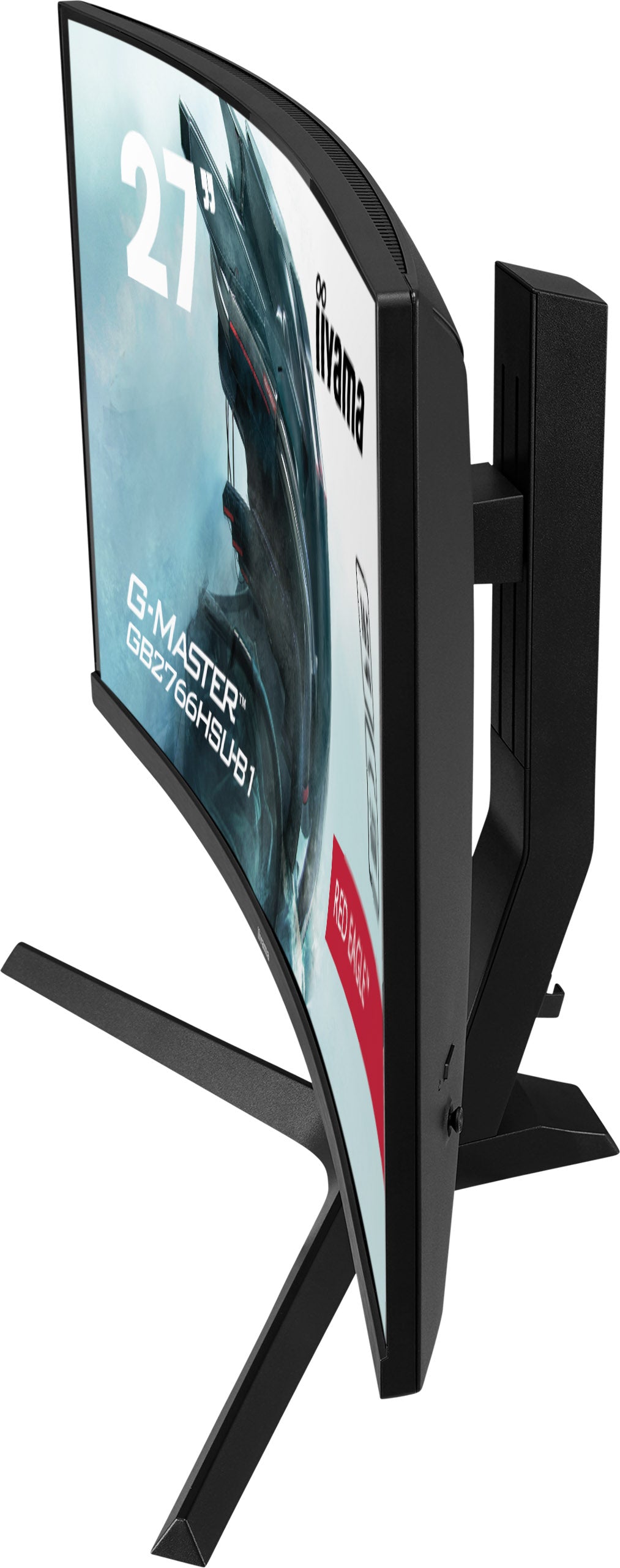 iiyama GB2766HSU-B1 – Monitor, 27", 1920 × 1080 (Full HD), VA, 165 Hz, 250 cd/m², Curved, Schwarz