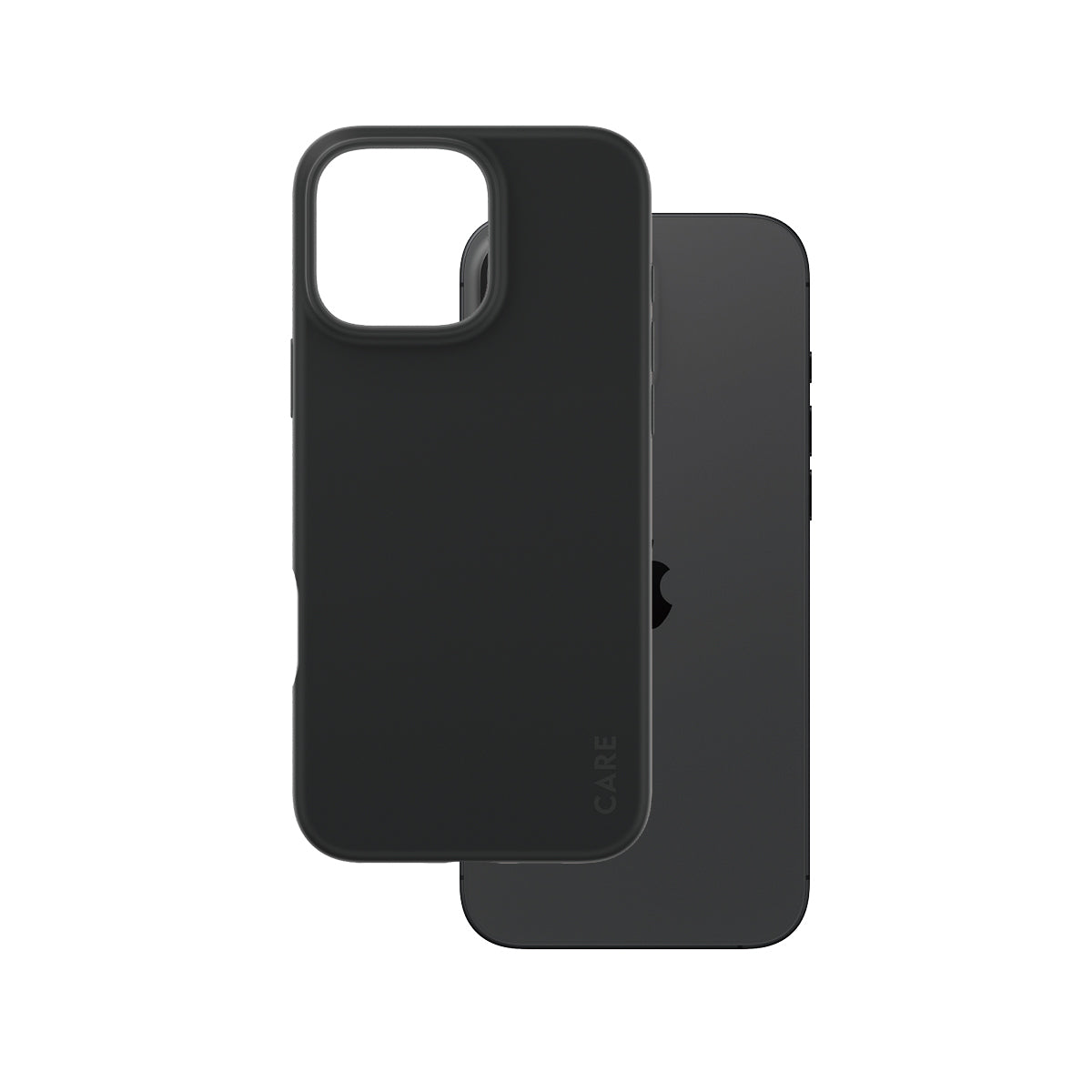 PanzerGlass CARE Backcover – für Apple iPhone 16 Pro Max, TPU+Silikon, Schwarz, bis 1,2 m sturzsicher