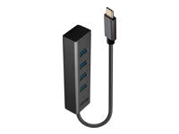 Lindy 43325 USB-Hub – USB-C, 4× USB-A
