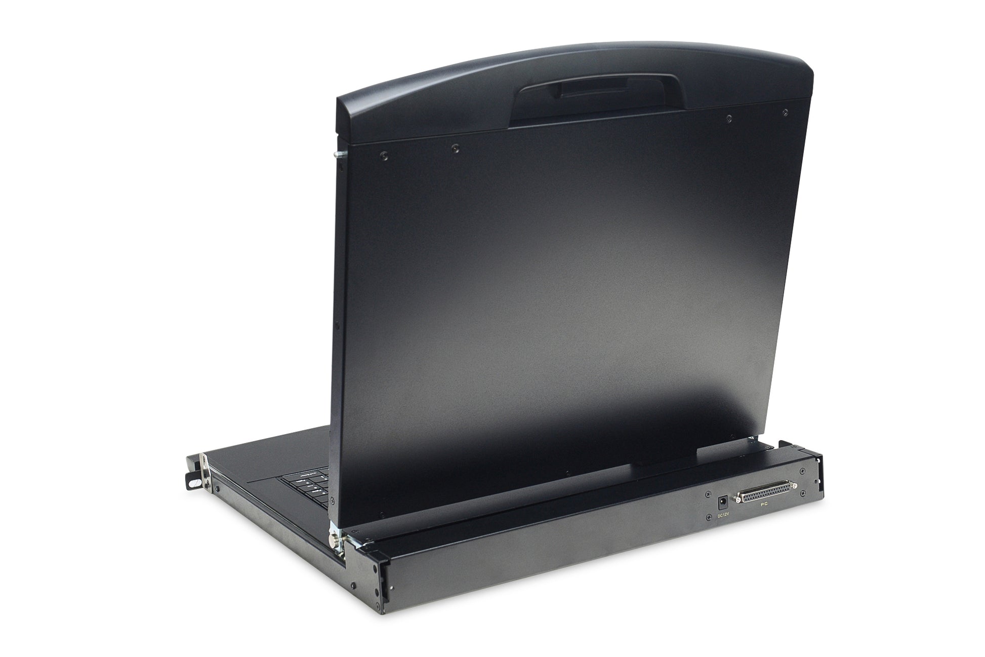 Digitus 17" Rack-LCD-Konsole – 8-Port VGA KVM, 1280 × 1024, US-Tastatur – 1U