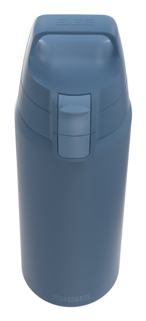 SIGG Shield One Trinkflasche 750 ml – Edelstahl, Klappdeckel, Tiefblau
