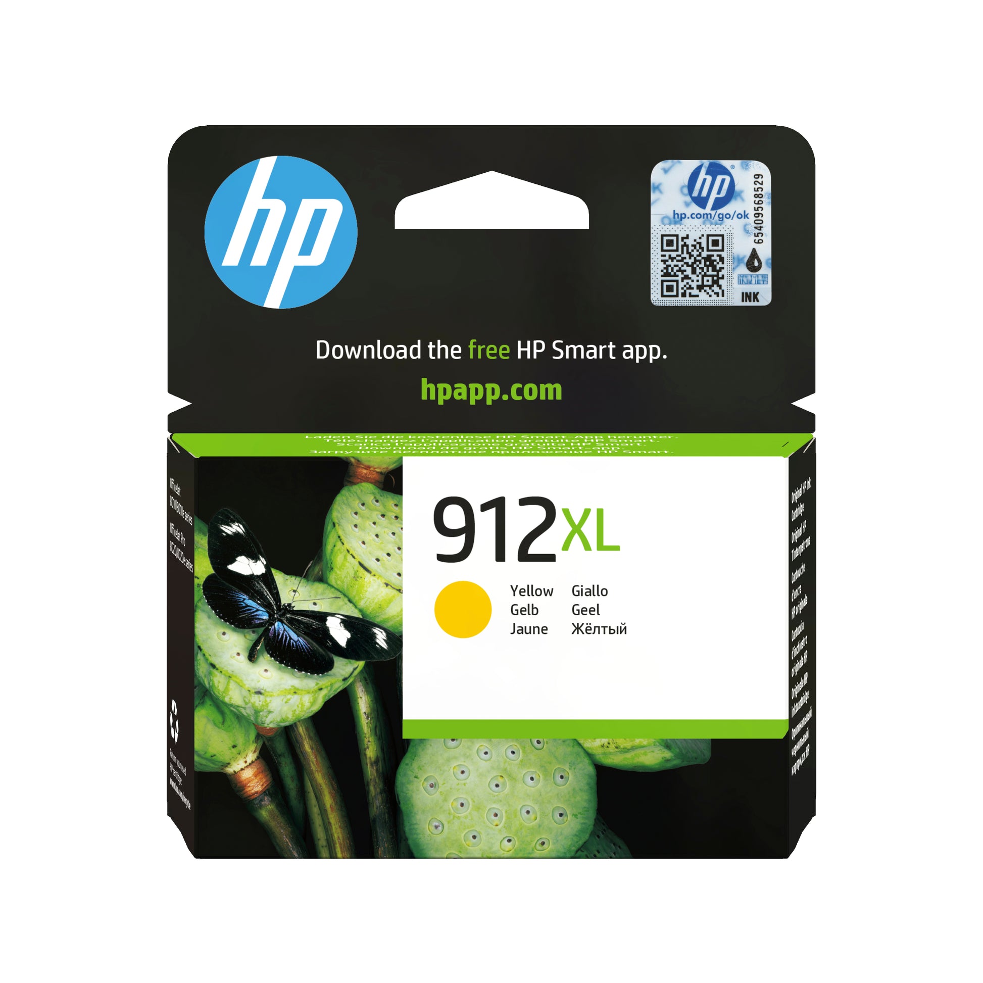 HP 912XL Gelb Tintenpatrone (Original) – 700 Seiten – für OfficeJet/OfficeJet Pro