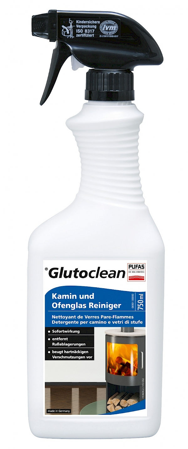 Glutoclean Glasreiniger – Kanister/Sprühflasche, Glas