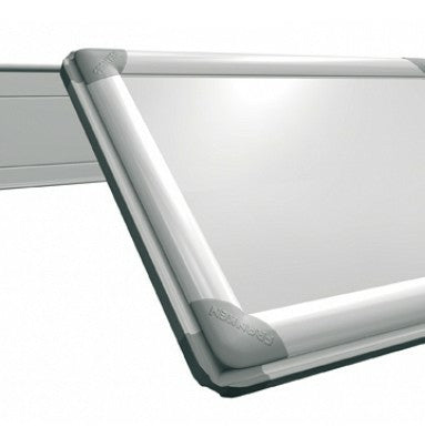 Franken Whiteboard – 200 × 120 cm, Emaille, magnetisch, Aluminiumrahmen, Wandmontage