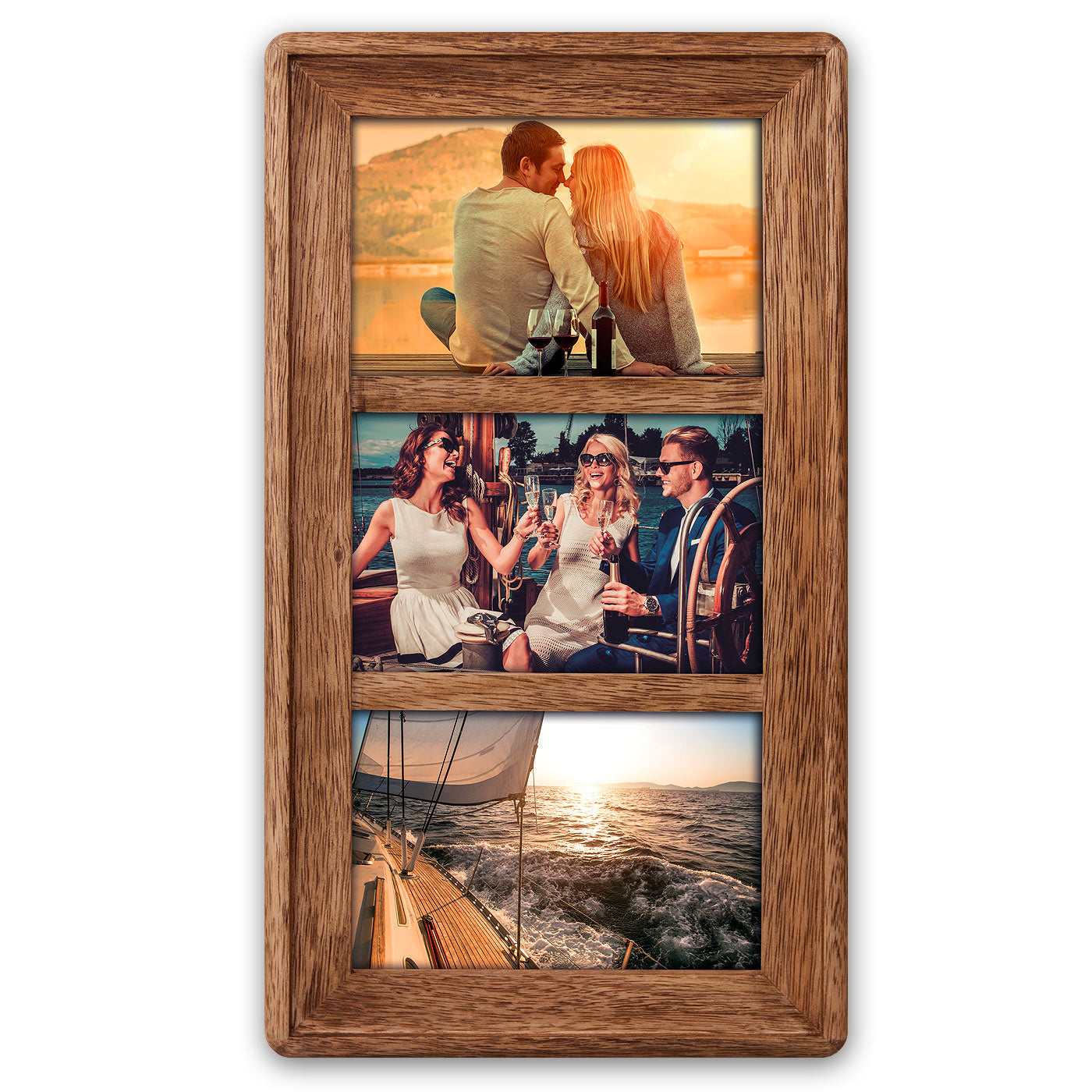 ZEP Collagerahmen – für 10 × 15 cm – MDF, braun