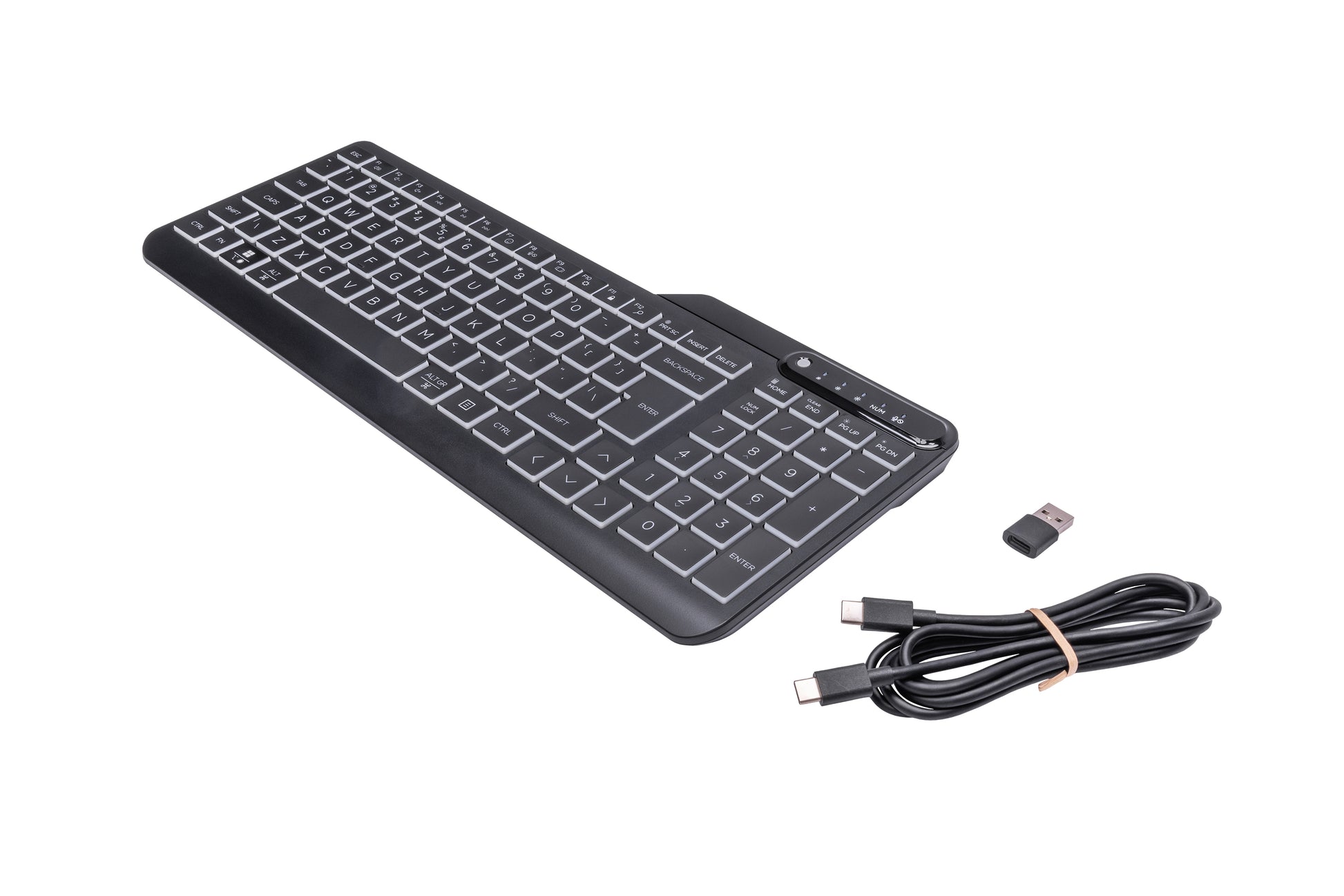 HP 400 – Tastatur, kabelgebunden (USB-A/USB-C), US-Layout (EN) – für Windows, macOS & ChromeOS