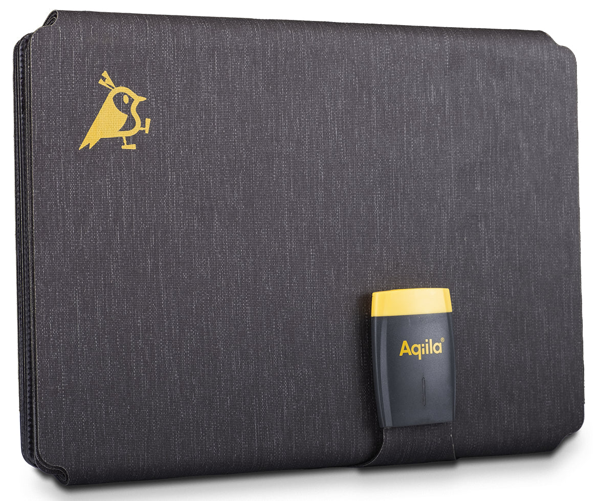Aqiila Sunbird P56 Solarpanel-Ladegerät 56 W – USB-C×1, IP67 – für Camping – Grau