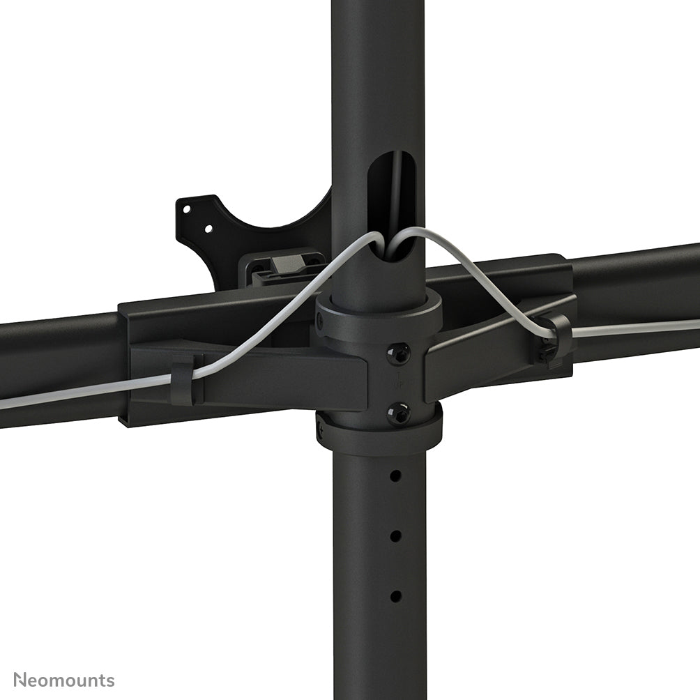 Neomounts Monitorarm, 6 Monitore, Tischklemme, bis 27", höhenverstellbar, neigen/drehen/rotieren, schwarz