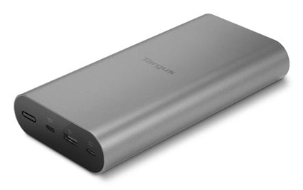 DELL Targus Laptop Powerbank – 25'000 mAh, PD 100 W, 2× USB-C, 1× USB-A, Grau, für Laptop