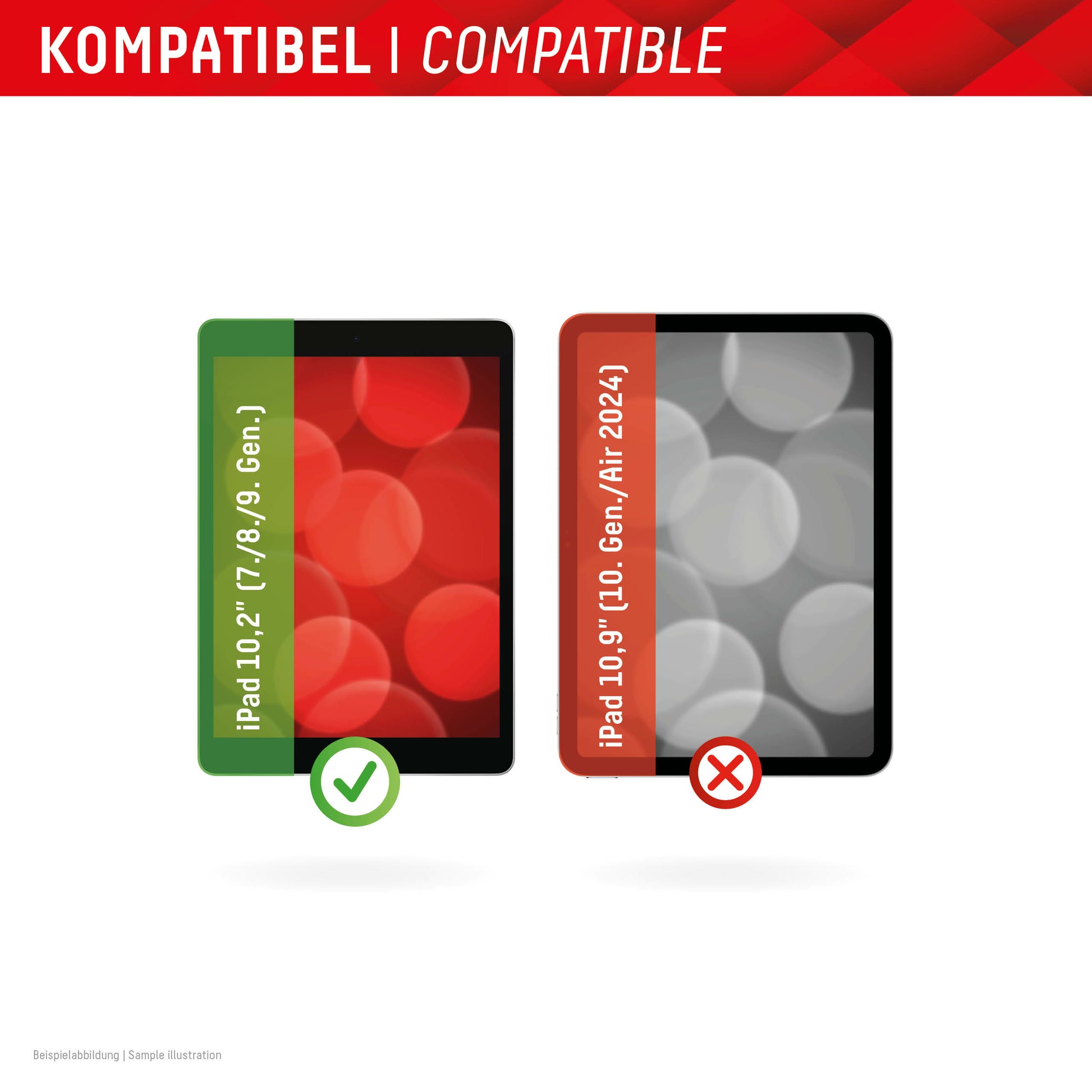 Displex Blickschutzfilter 3H, Anti-Fingerprint – für iPad 10,2" (7.–9. Gen.)