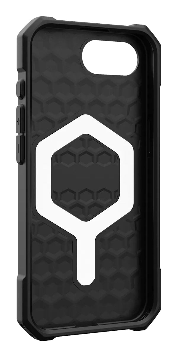Urban Armor Gear UAG Essential Armor MS Rückcover – für Apple iPhone 16e, MagSafe, Kunststoff, schwarz, bis 4,6 m sturzsicher