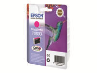 Epson Tintenpatrone T0803, Magenta – für Tintenstrahldrucker