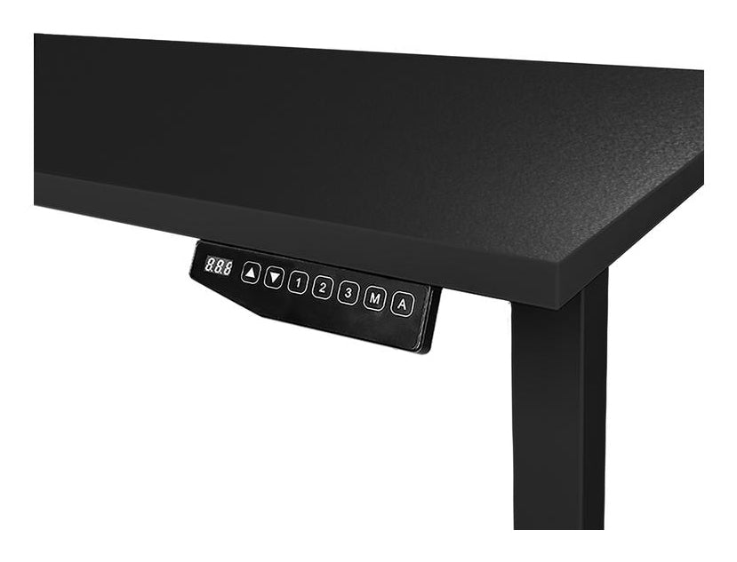 Contini Stehtisch – 180 × 80 × 64,5 cm – schwarz – höhenverstellbar