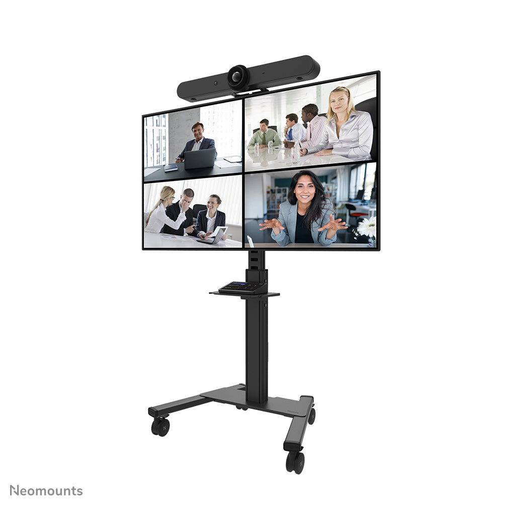 Neomounts AFLS-825BL1 – Regal, höhenverstellbar 225–651 mm, Tragkraft 9 kg, für FL50S-825BL1, Schwarz