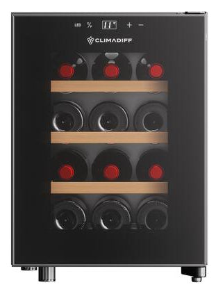 Climadiff Weinkühlschrank CUVEE12 – 31 l, 220/240 V, Energieeffizienzklasse E, 22 dB