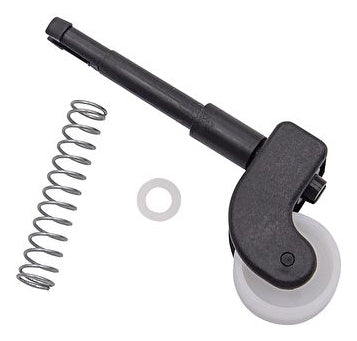 Wedo Ersatzrolle – für Rollhocker Carfa und Q-Connect, Grau, Kunststoff