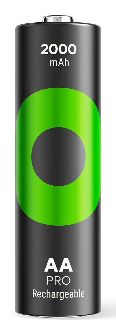 GP Batteries AA Akkus, NiMH, 2000 mAh, 1,2 V – 4 Stk.