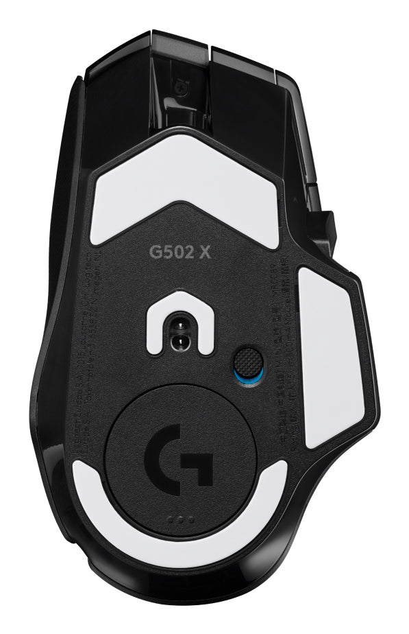 Logitech G G502 X Lightspeed – Gaming-Maus – Kabellos (2,4 GHz), 25600 DPI, rechts, Schwarz