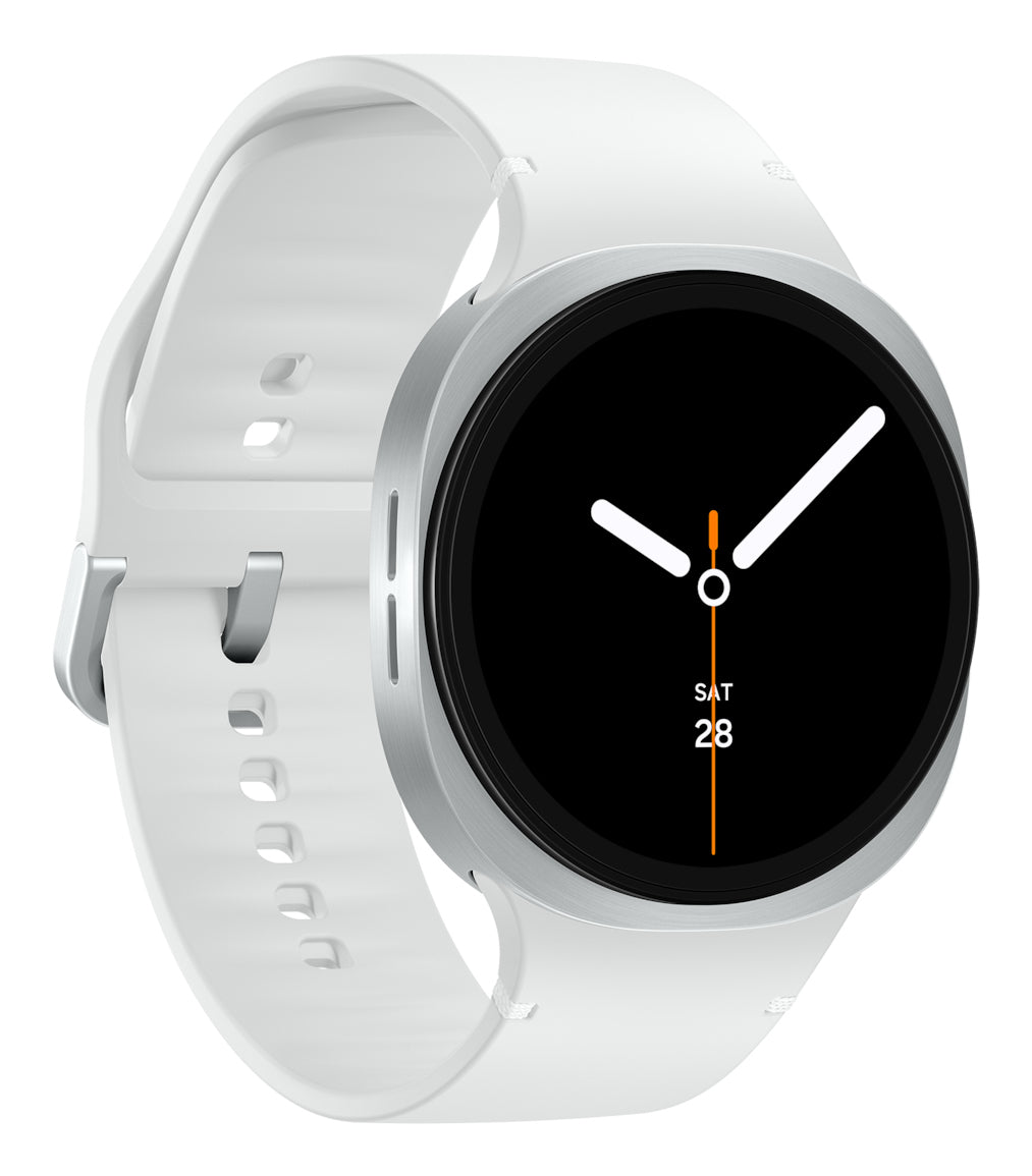 Samsung Sportuhr – Smartwatch – 44 mm, 1,5" AMOLED, GPS, WLAN, Silber