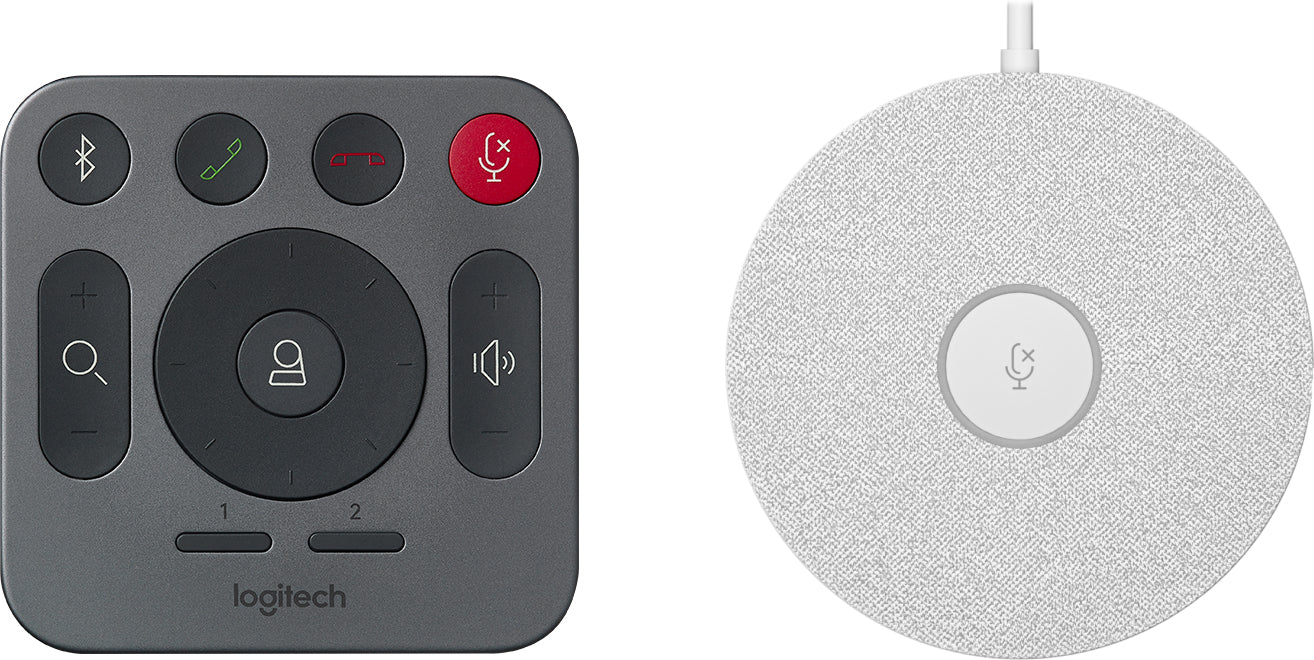 Logitech RALLY PLUS – Konferenzraum-System – 4K, inkl. MicPod, weiss