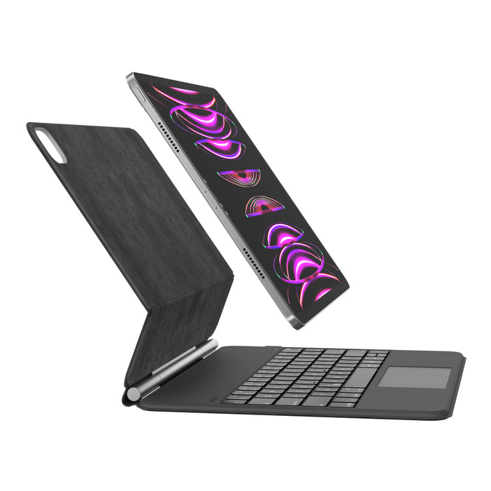 Belkin Tastatur-Case für iPad Pro 12,9" (3.–5. Gen.), iPad Air 13" – Magnetverschluss – Schwarz