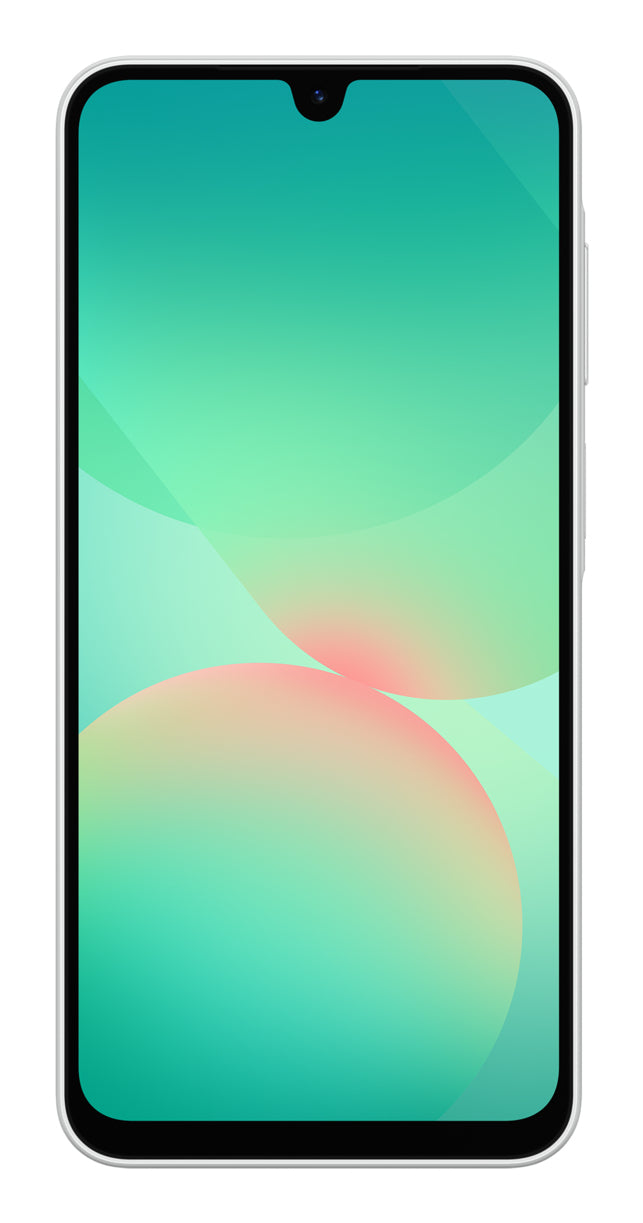 Samsung Galaxy A26 5G – weiss, 6,7", 1080 × 2340, Android 15, 128 GB, 6 GB, Dual-SIM, 5G, IP67, NFC