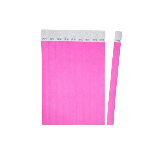 Avery Event-Armband – Papier, 256×19 mm, 500 Stk., Neonpink