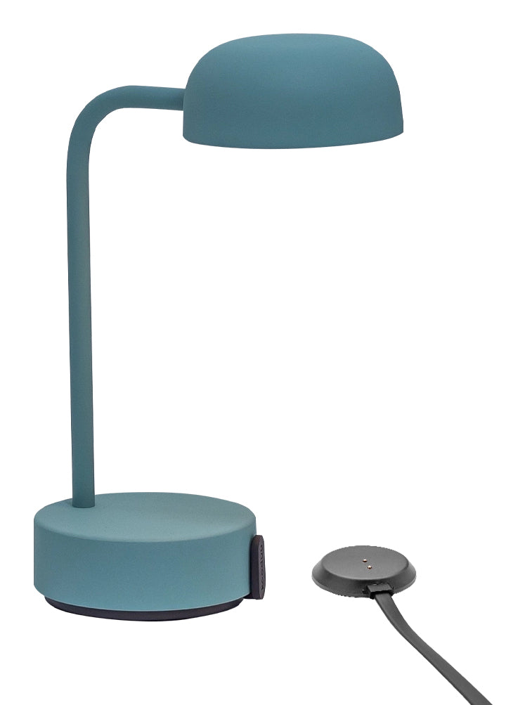 Kooduu Tischleuchte FOKUS – LED 1 W, 83 lm, 2700 K, dimmbar, Akku, USB – Türkis
