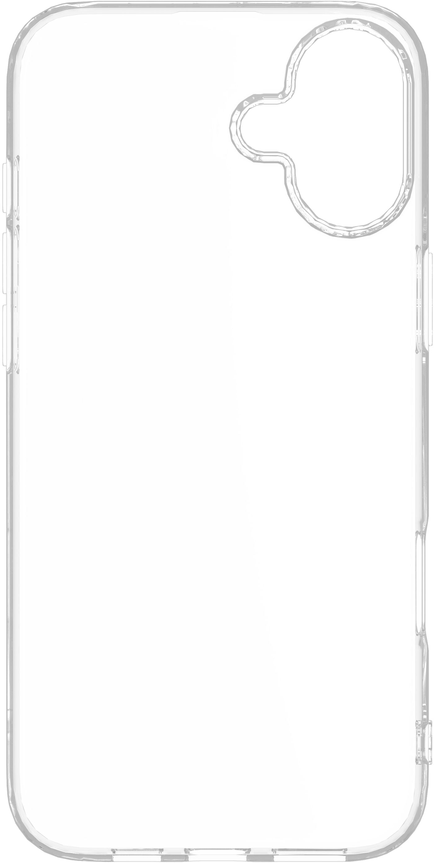 eSTUFF INFINITE (GRS) Vienna Backcover – für Apple iPhone 16, TPU, Transparent