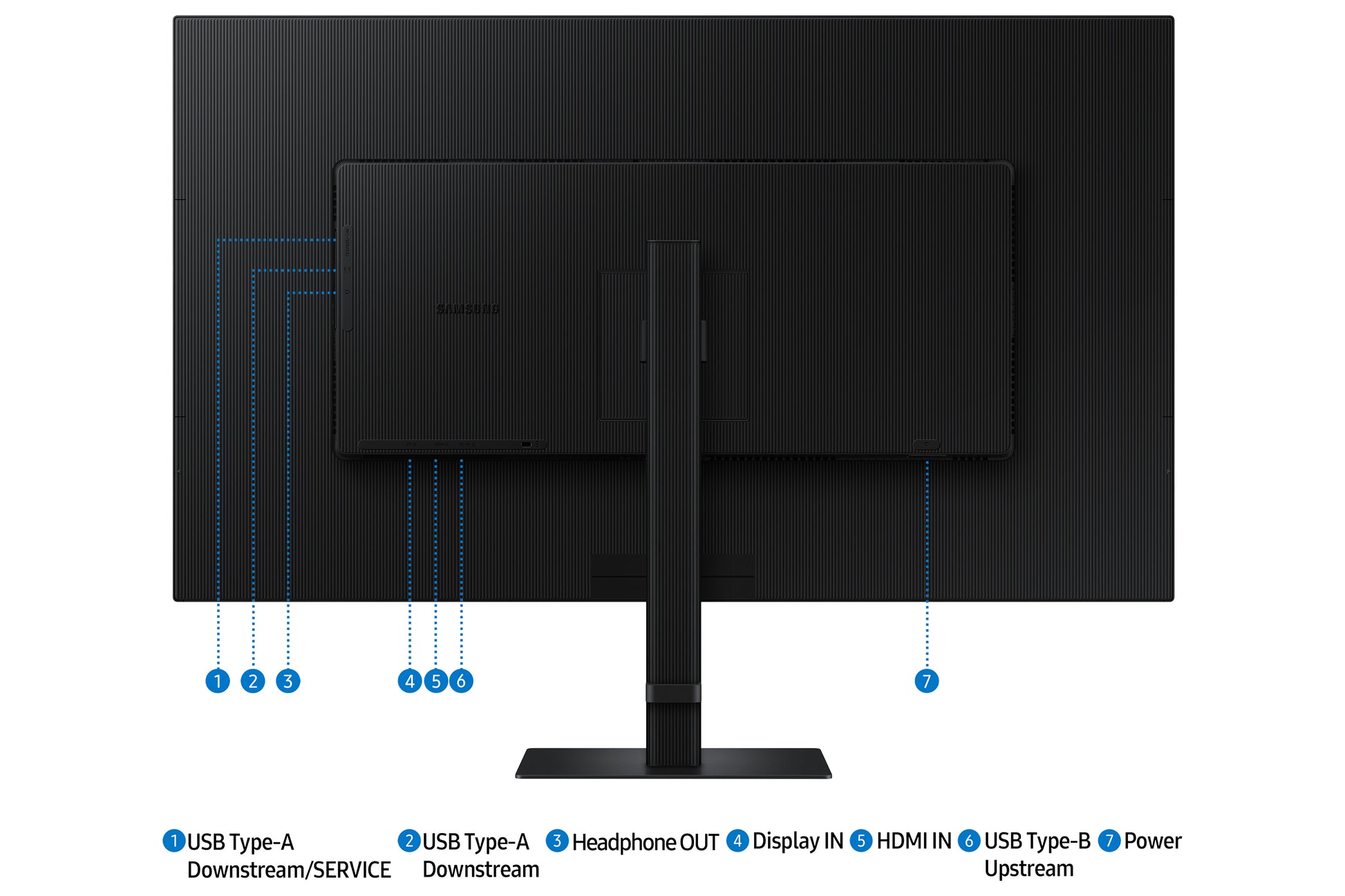 Samsung S80D – Monitor, 37" 3840 × 2160 (UHD 4K), LCD, Schwarz
