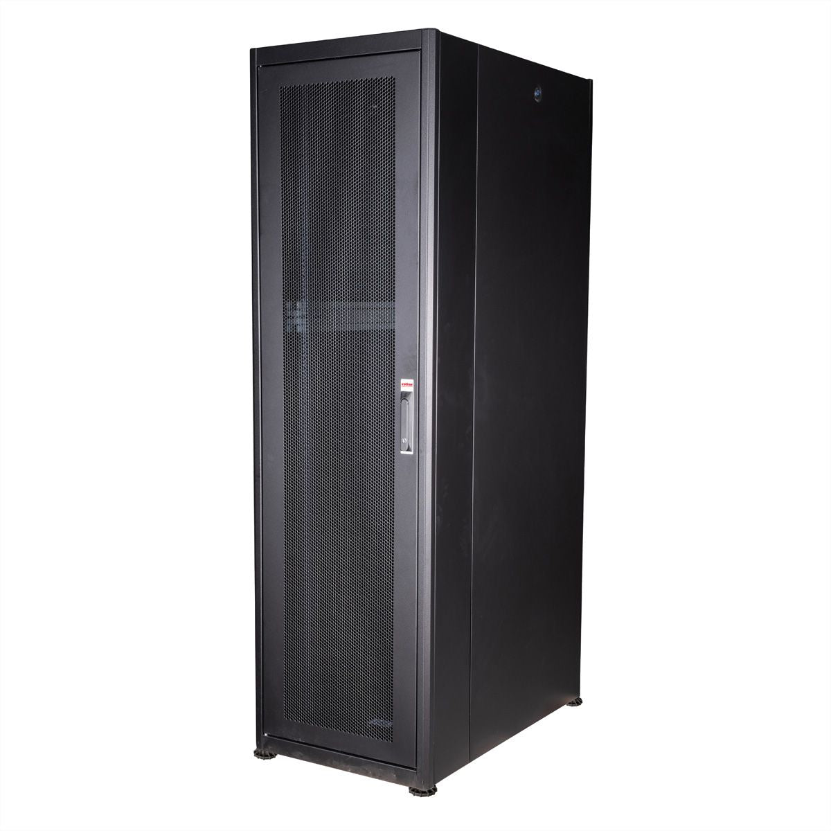 ROLINE Basic – 19" Netzwerkschrank 42U, IP20, abschliessbar, 600 × 1000 × 2010 mm, schwarz, Stahl