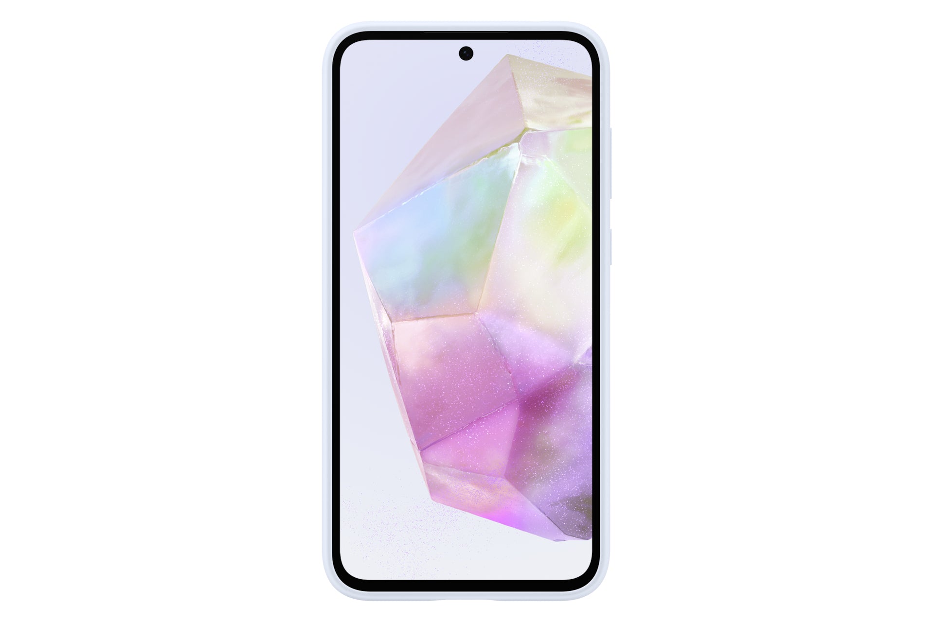 Samsung Backcover – für Samsung Galaxy A35 5G – hellblau – Silikon – stossfest, kratzresistent