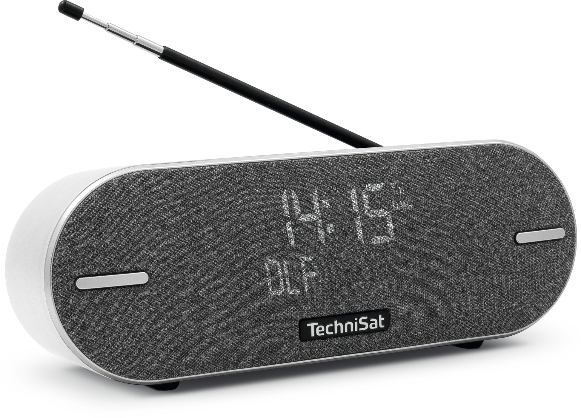 TechniSat DigitRadio BT 2 – DAB-/Internetradio – Portabel – UKW, Bluetooth, Akkubetrieb, IPX5 – Weiss