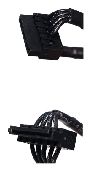 Xilence SATA Stromkabel – SATA 15-polig (Power)–SATA 15-polig (Power), 0,86 m, schwarz, für Xilence Netzteile