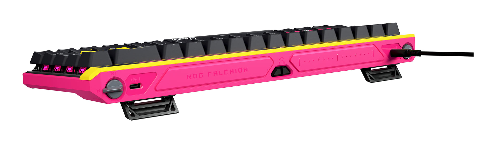 ASUS ROG Falchion Ace HFX Zywoo – Gaming-Tastatur 65% – Mechanisch, RGB – Kabelgebunden USB-C – QWERTY (US-INT)