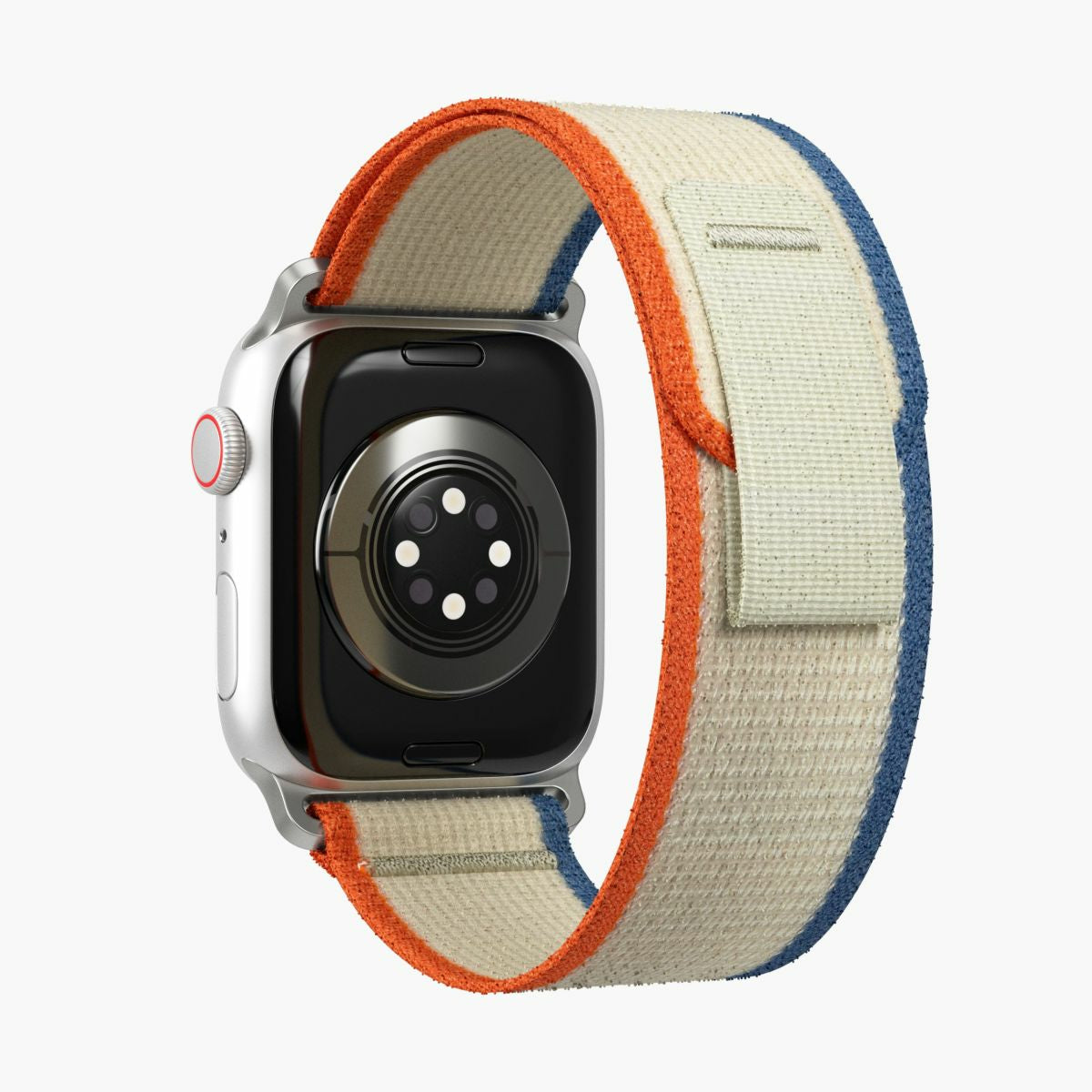 Vonmählen Trekking Case 1 – Armband – für Apple Watch 38 mm, 40 mm, 41 mm, Beige/Orange, Nylon