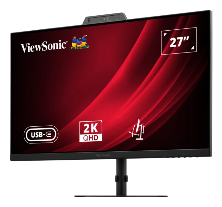 Viewsonic Monitor, 27", 2560 × 1440 (WQHD), 250 cd/m², USB-C