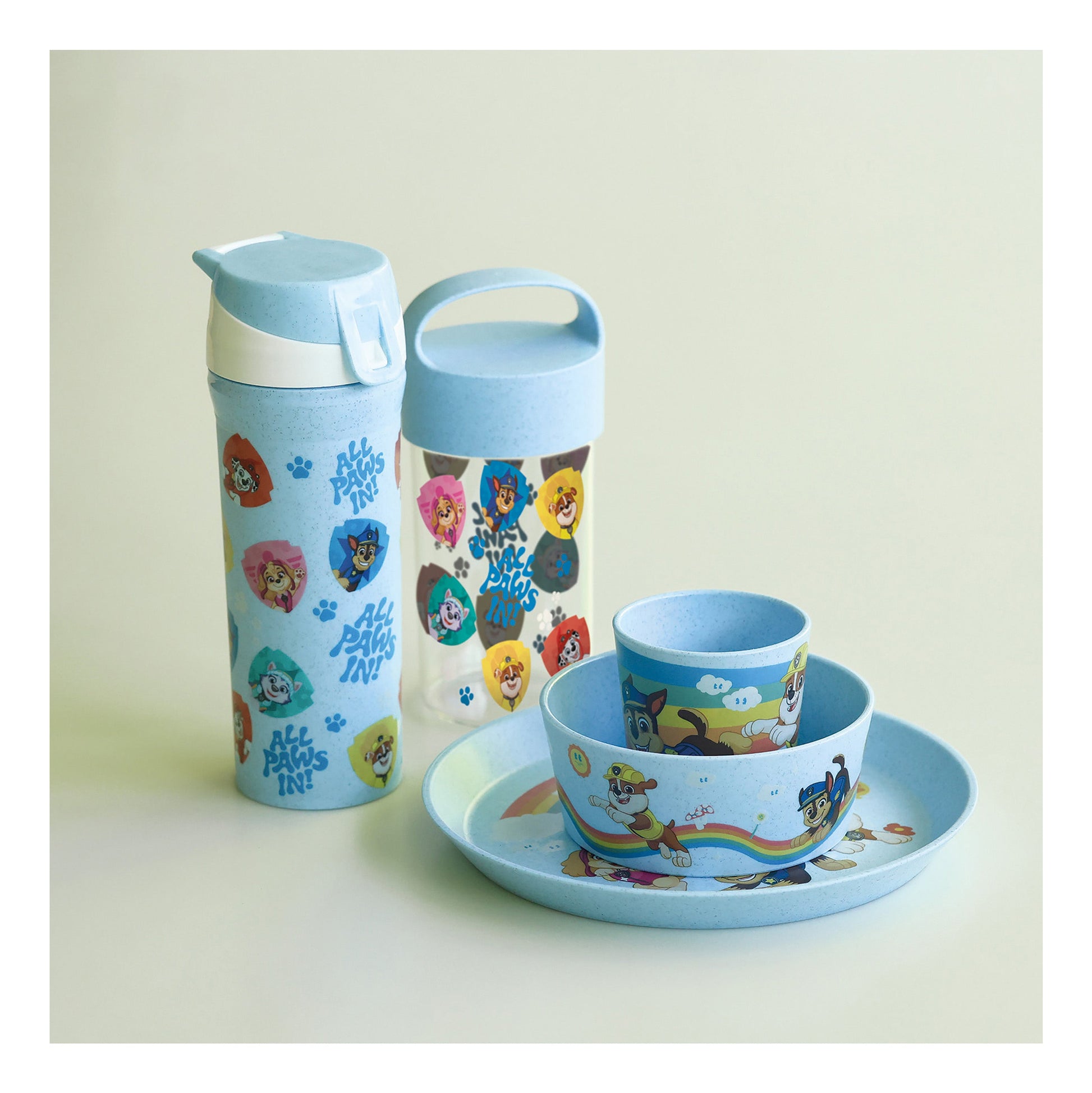 koziol PAW PATROL Kindertrinkflasche 500 ml – Kunststoff, Klappdeckel, Blau